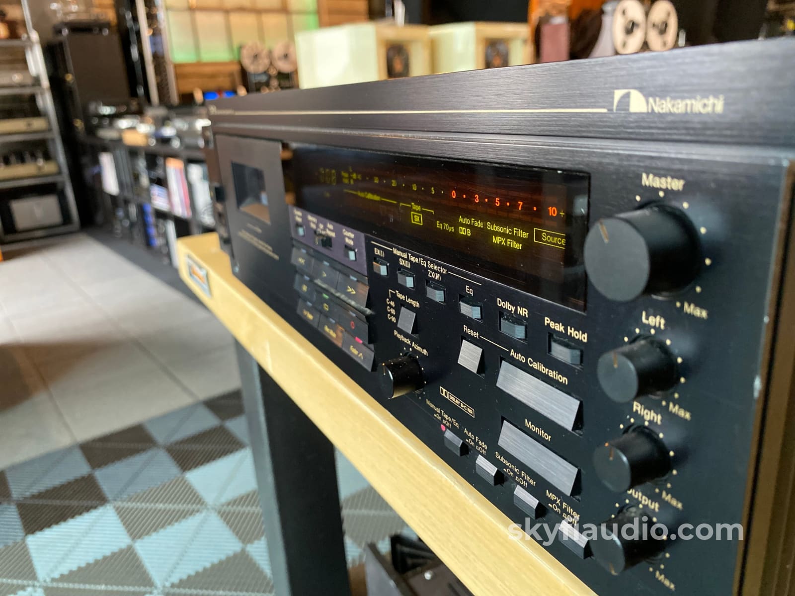 Nakamichi Cr-7A Cassette Deck - Playback Machine Read Description Tape