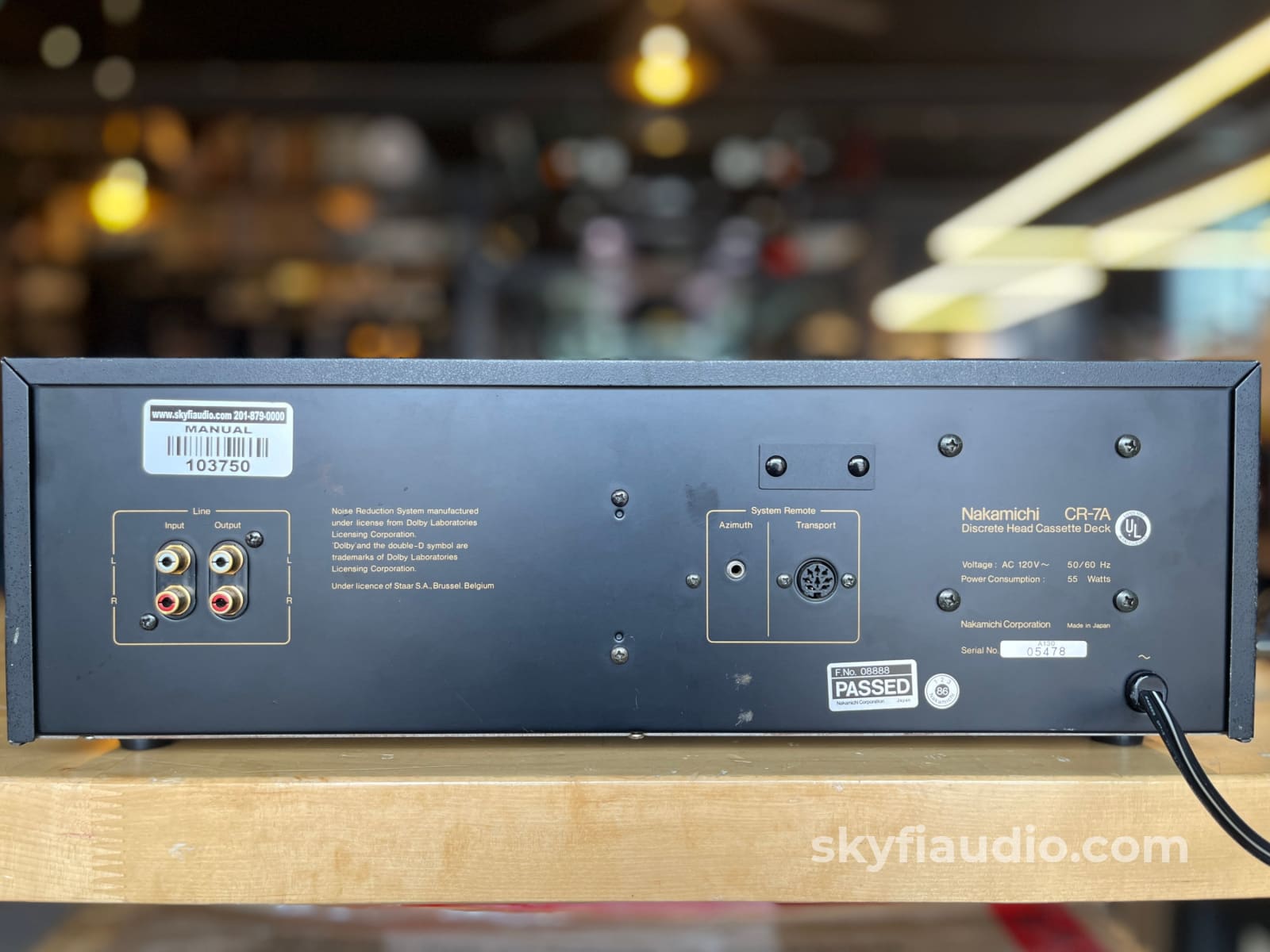 Nakamichi Cr-7A Cassette Deck - Restored Tape