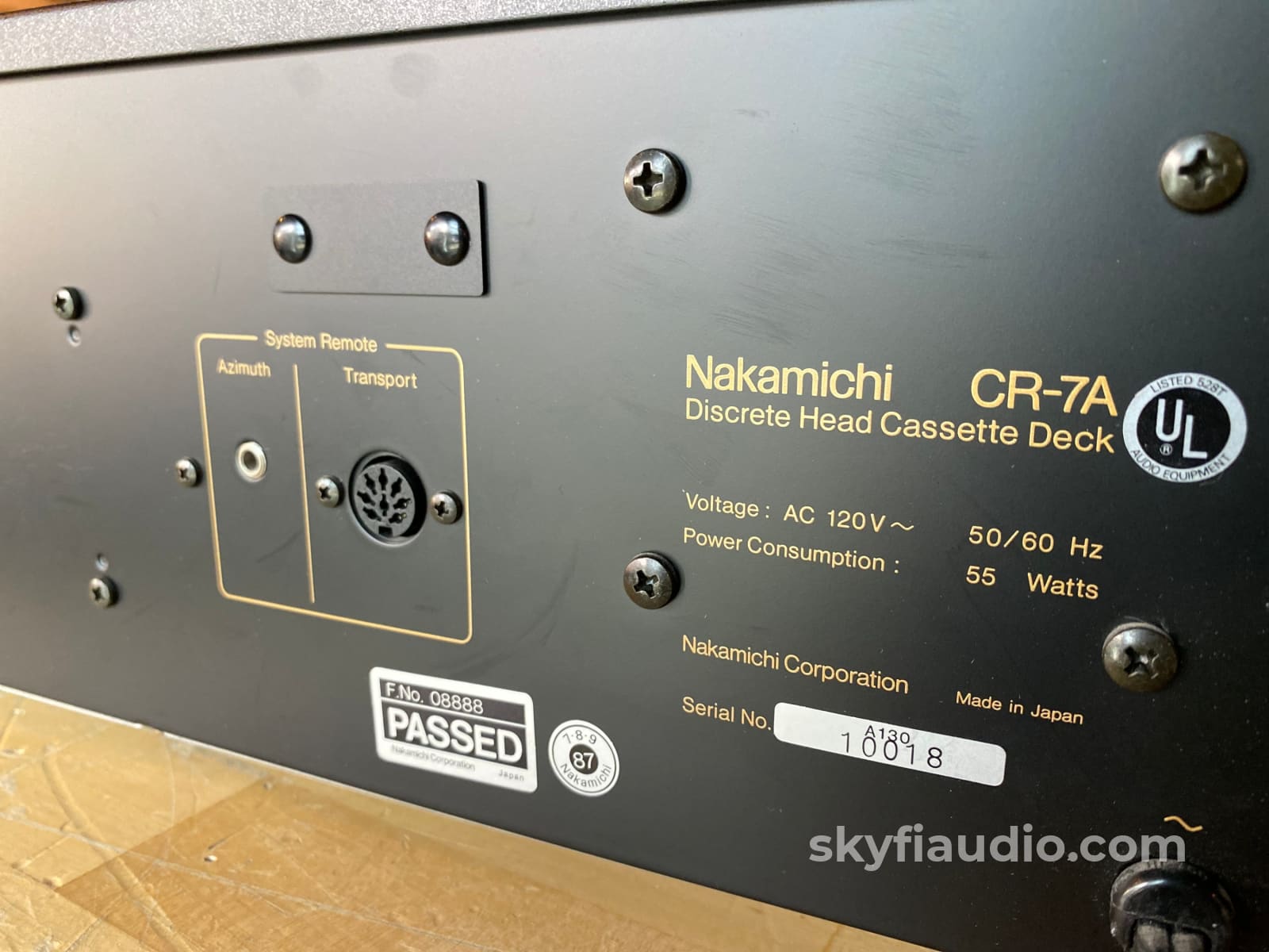 Nakamichi Cr-7A - Complete Collector Set The Dragon Slayer Tape Deck