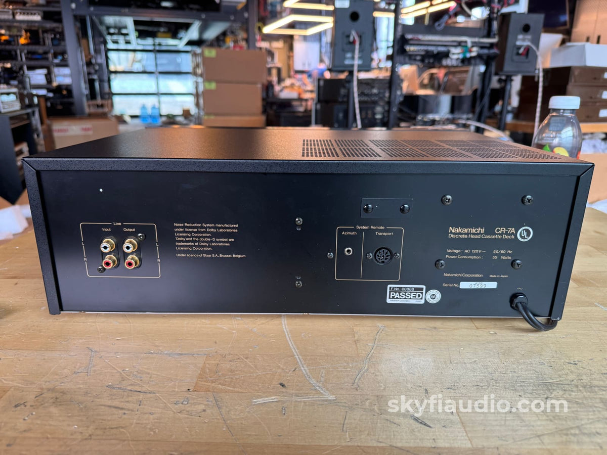 Nakamichi Cr-7A Tape Deck - Fully Restored In Stock