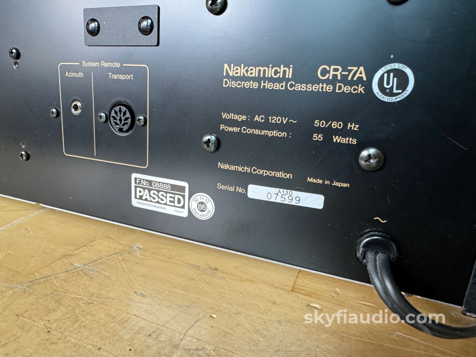 Nakamichi Cr-7A Tape Deck - Fully Restored In Stock