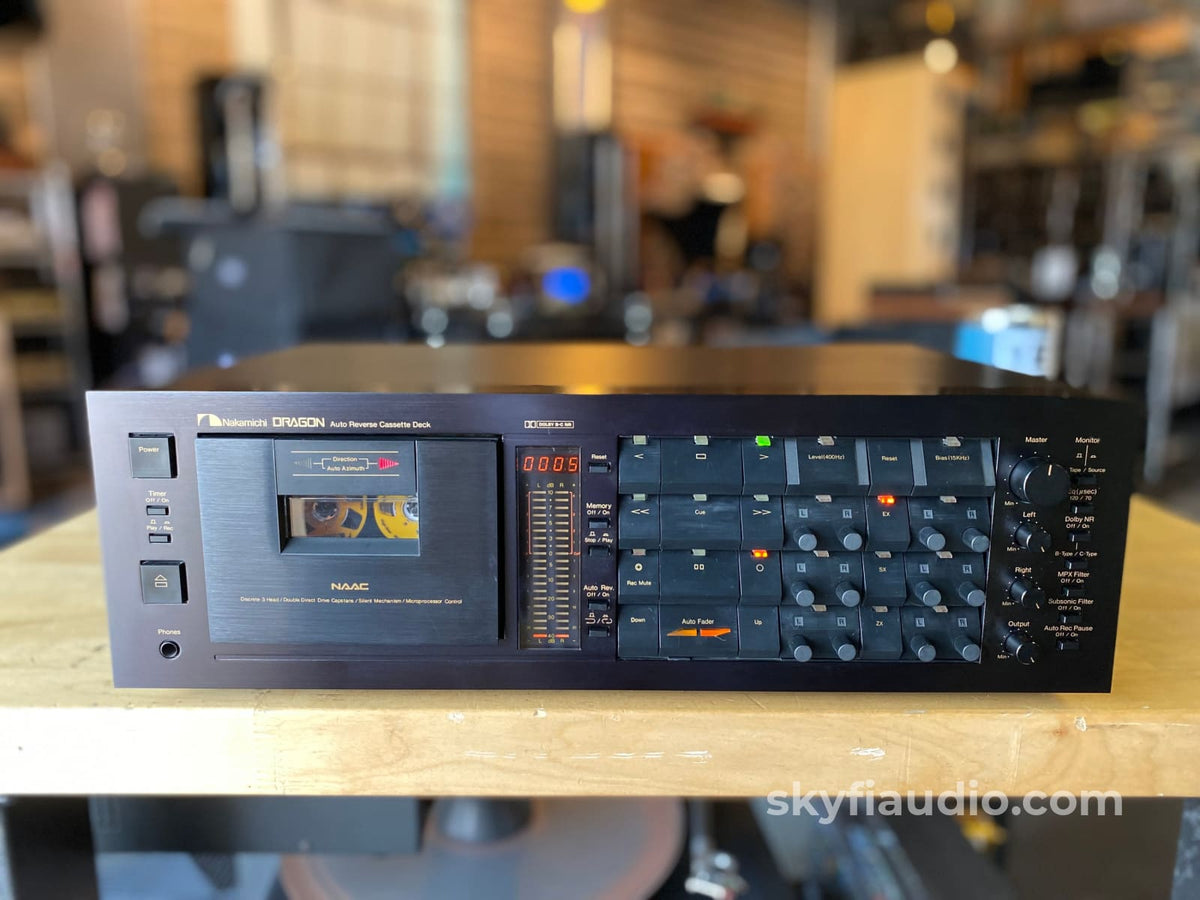 Nakamichi Dragon Tape Deck Minty And Serviced Tape Deck