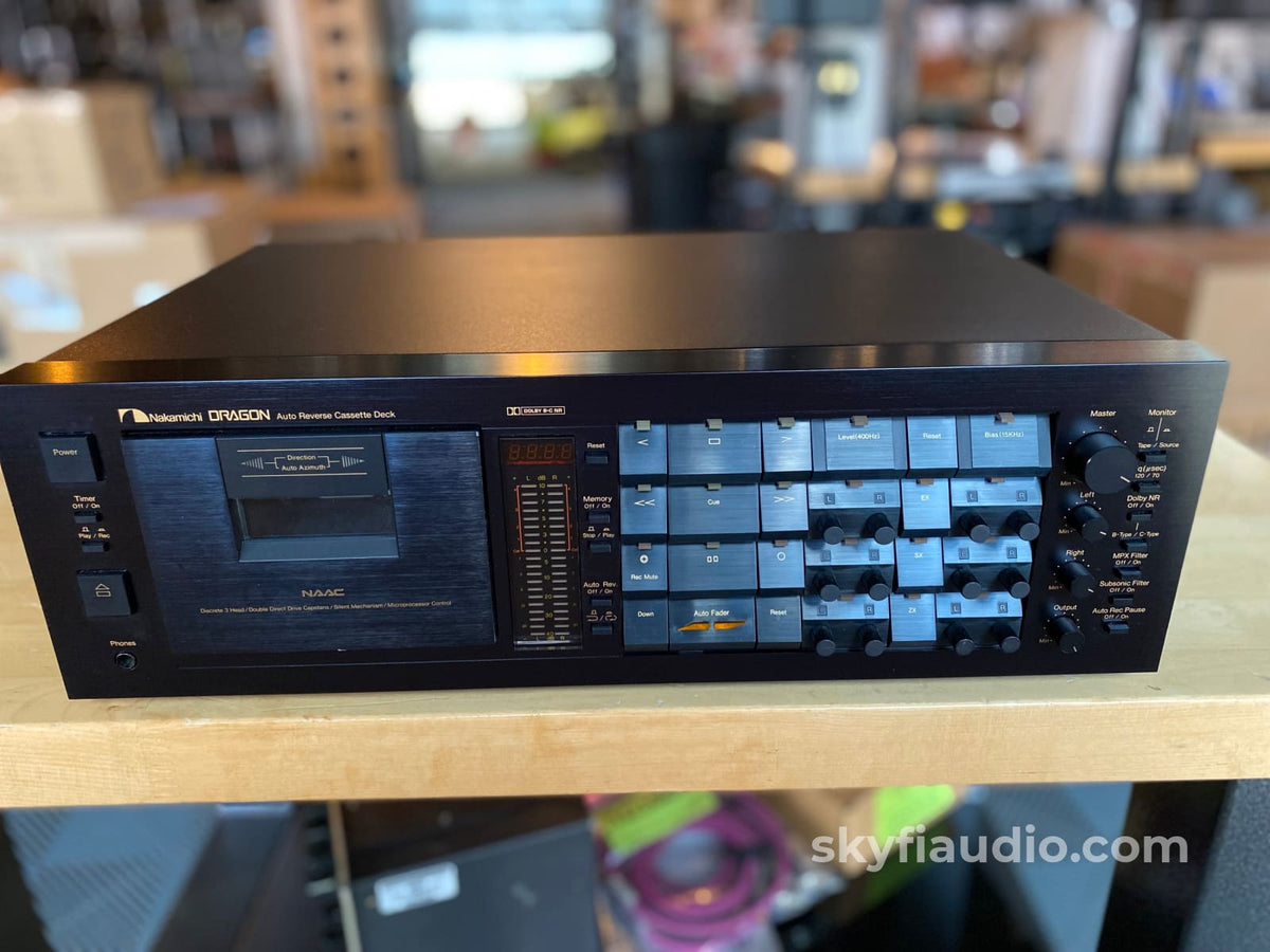 Nakamichi Dragon Tape Deck Minty And Serviced Tape Deck