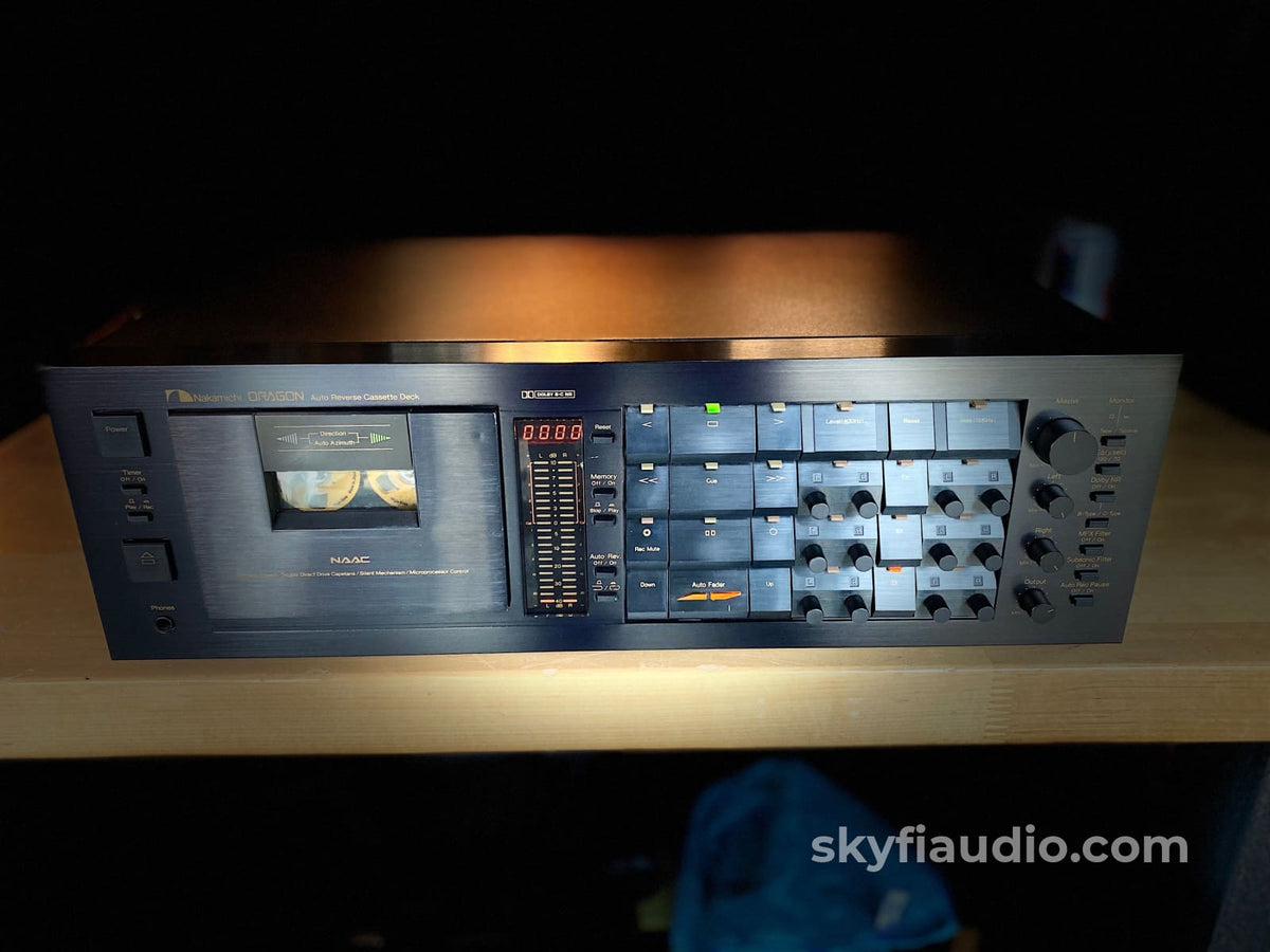 Nakamichi Dragon Tape Deck Minty And Serviced