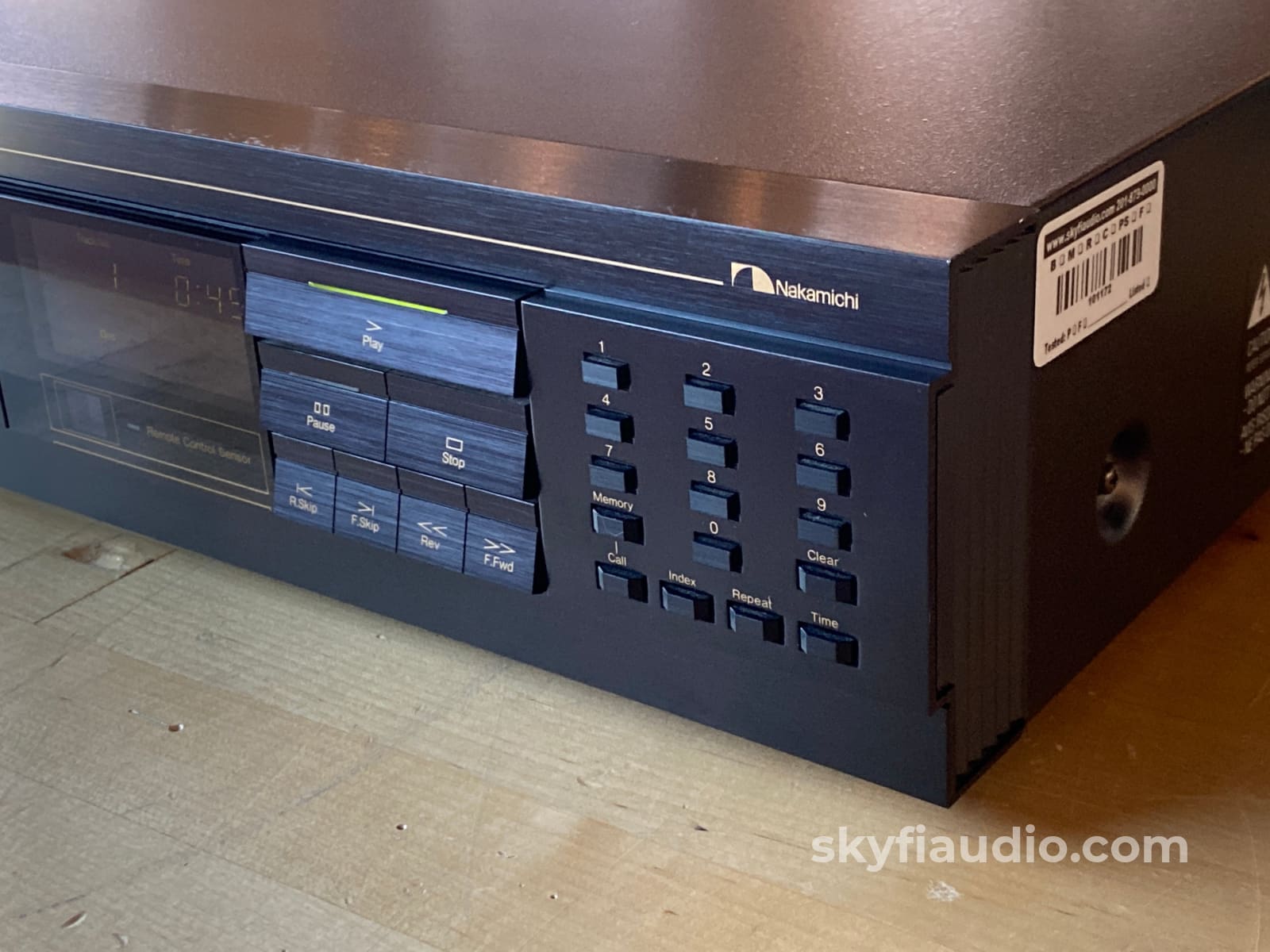 Nakamichi OMS-7AII CD Player Featuring Dual Burr-Brown DACs