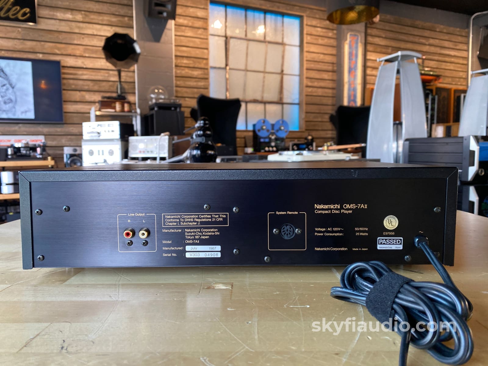 Nakamichi Oms-7Aii Cd Player Featuring Dual Burr-Brown Dacs + Digital