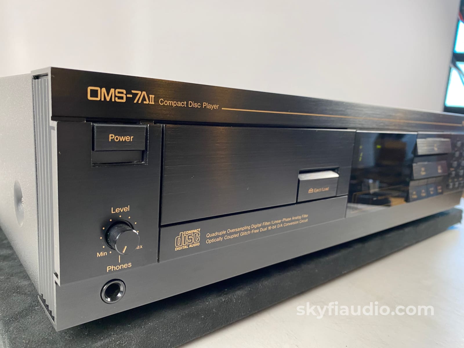 Nakamichi OMS-7AII Vintage CD Player With Remote - Dual Burr-Brown DAC