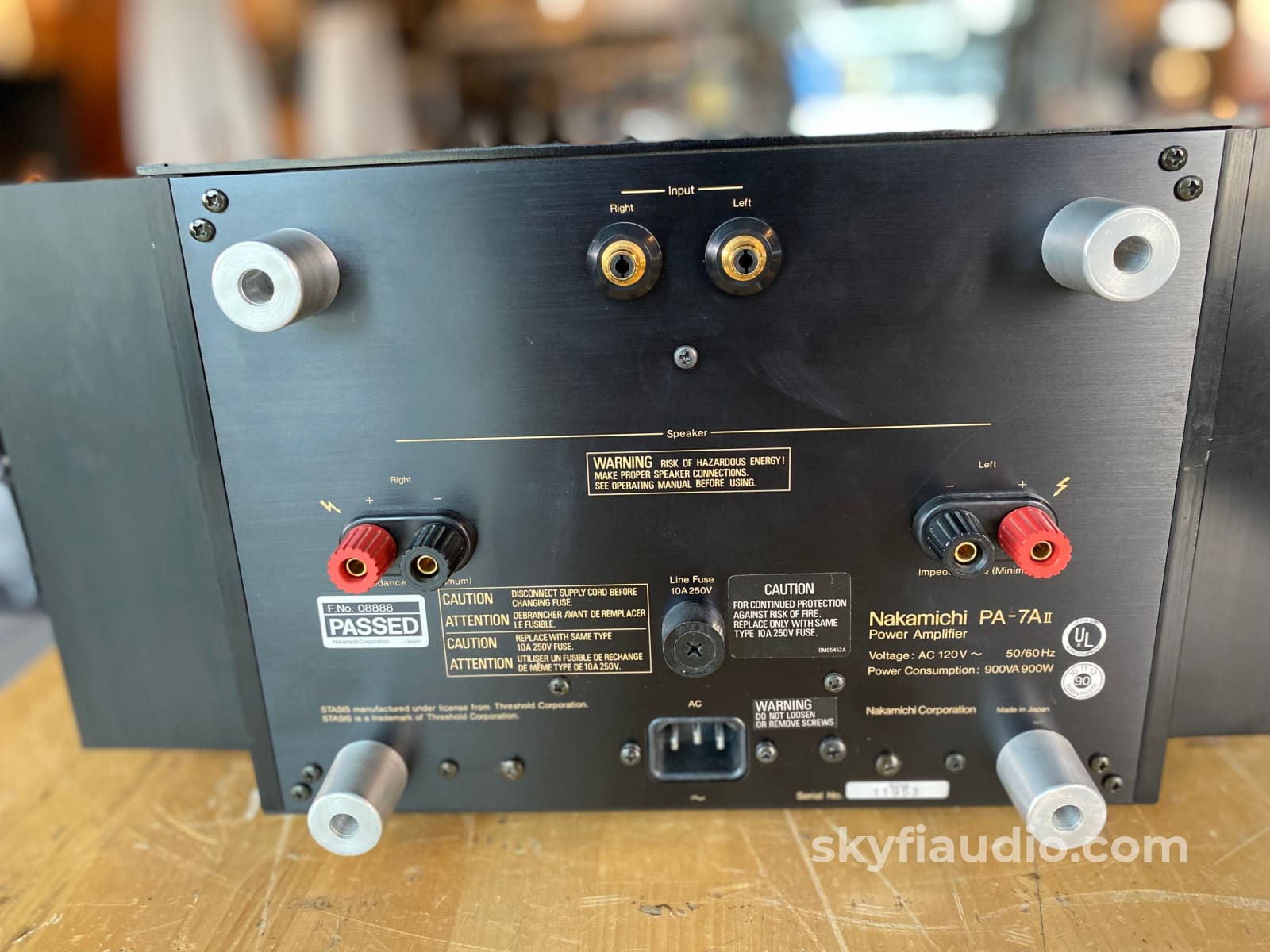 Nakamichi PA-7AII Stasis Vintage Power Amplifier, 225W x 2