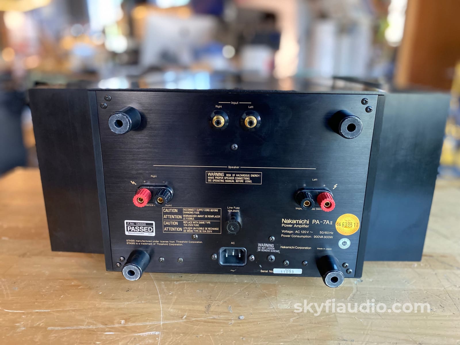 Nakamichi Pa-7Aii Stasis Vintage Power Amplifier With 225W X 2