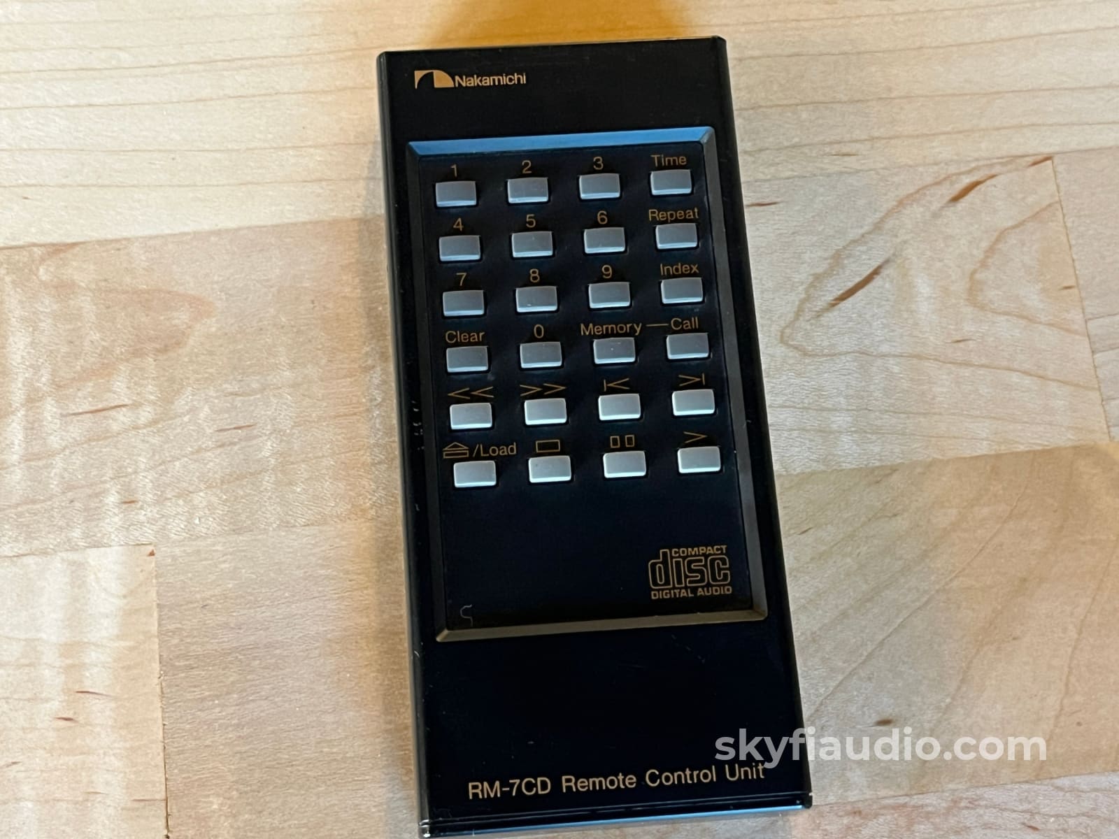 Nakamichi RM-7CD Remote for OMS-7 CD Player - Super Rare Accessory
