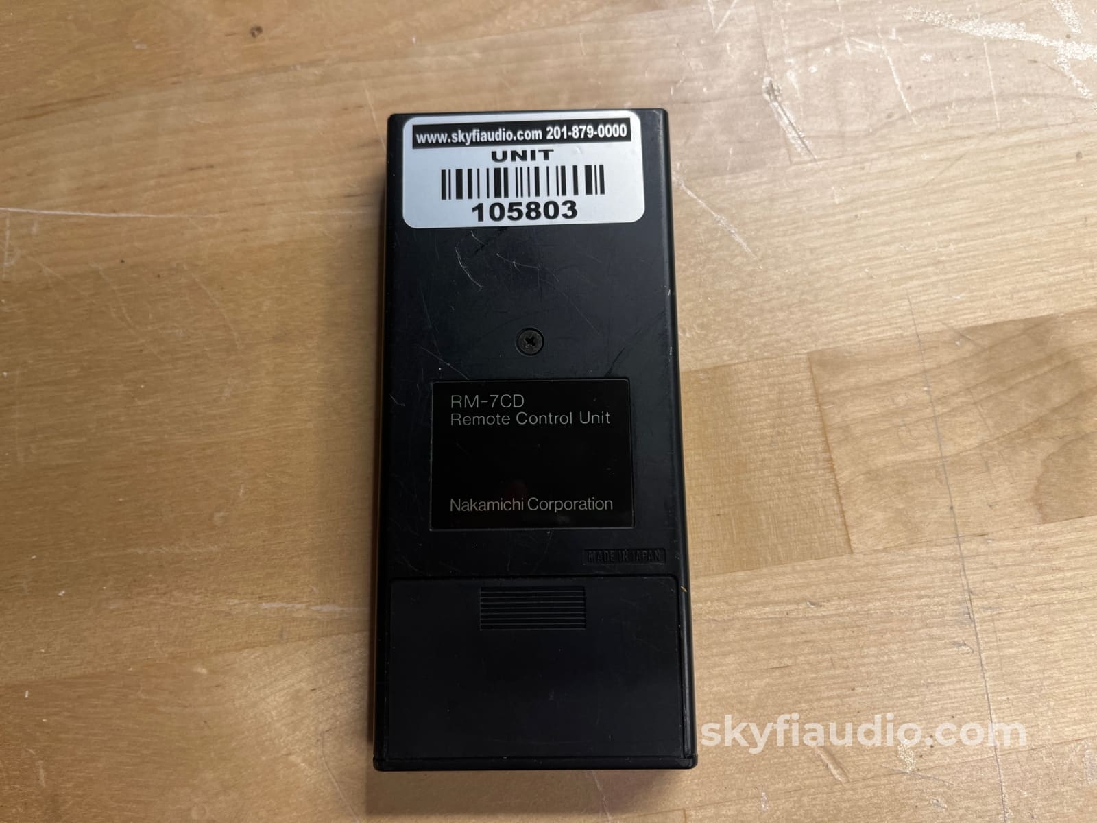 Nakamichi RM-7CD Remote Control for OMS-7 CD Player - Super Rare