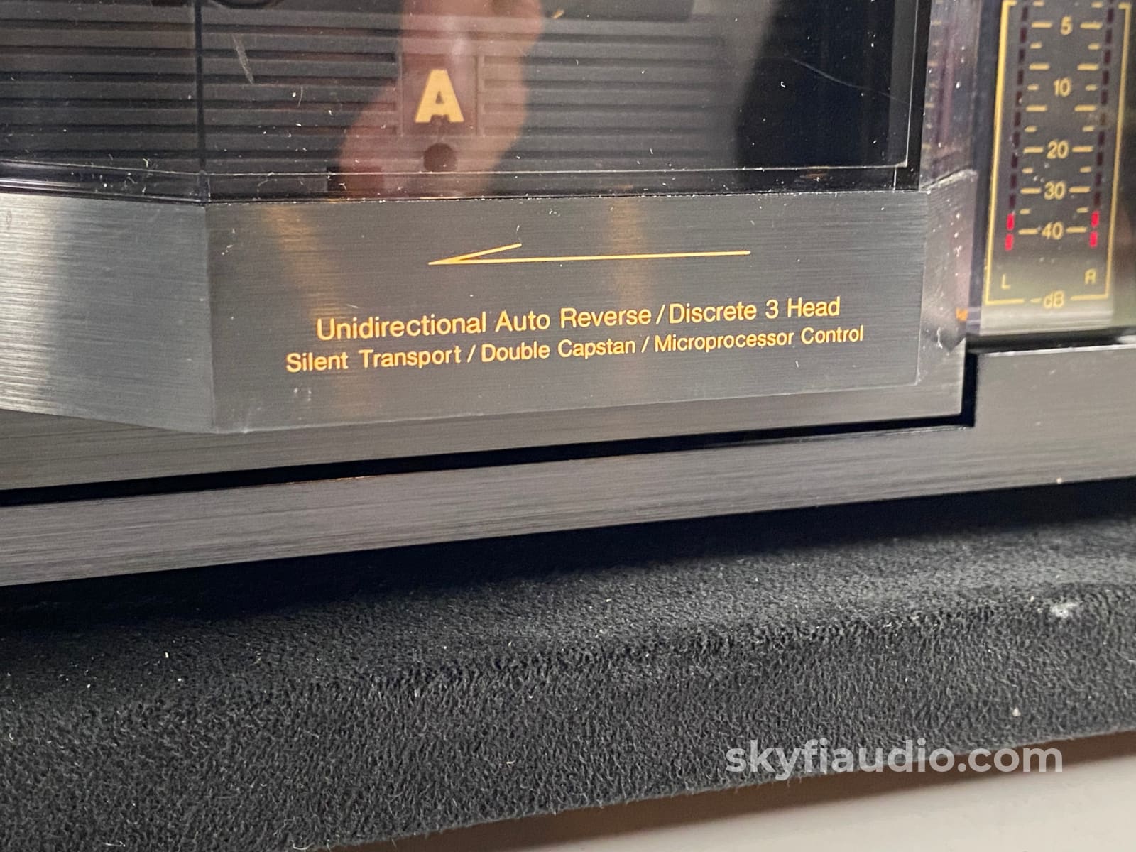 Nakamichi Rx-505 Tape Deck 3 Heads And Featuring Unique Physical Auto Reverse