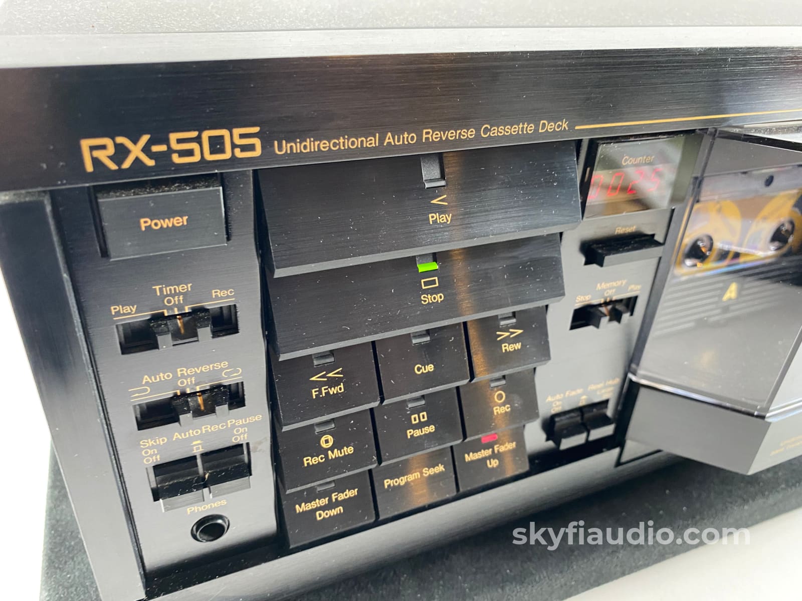 Nakamichi RX-505 Tape Deck, 3 Heads and Featuring Unique Physical Auto