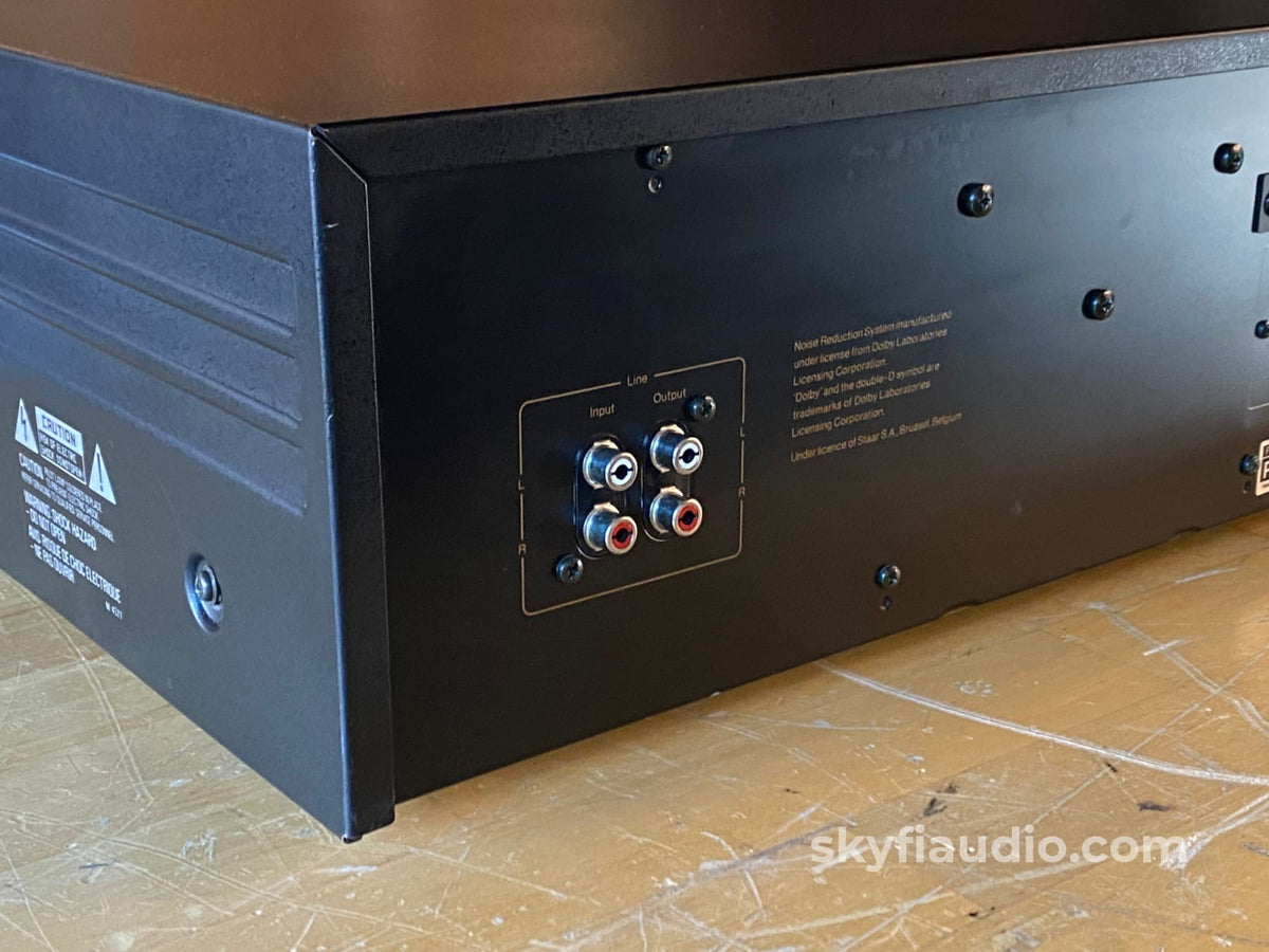 Nakamichi Rx-505 Tape Deck - 3 Heads With Unique Auto Reverse Just Serviced Tape Deck