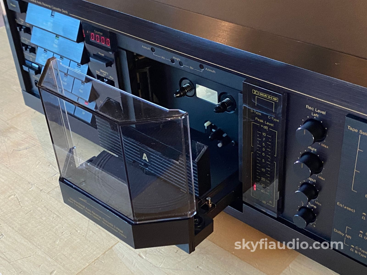 Nakamichi Rx-505 Tape Deck - 3 Heads With Unique Auto Reverse Just Serviced Tape Deck