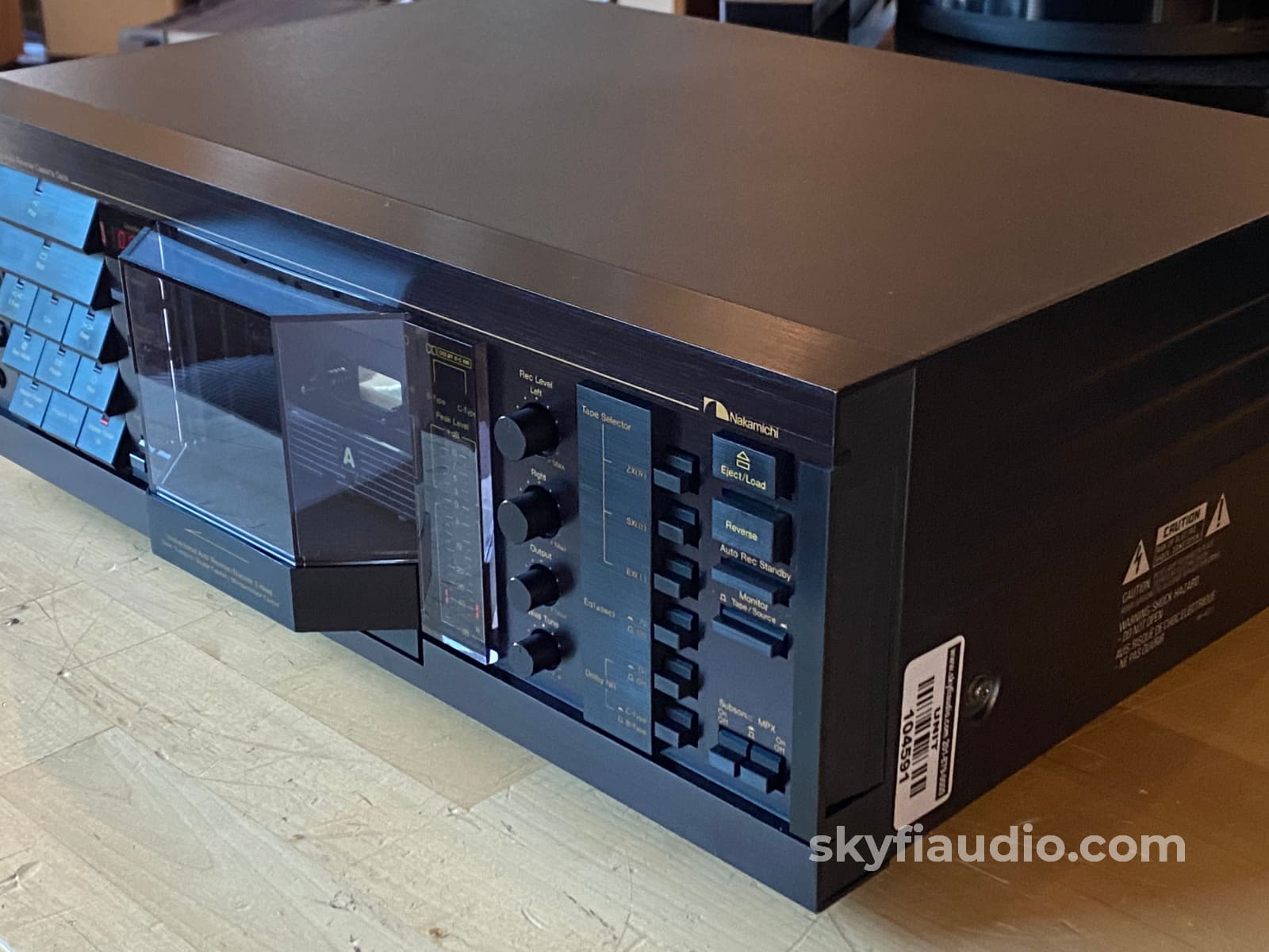 Nakamichi Rx-505 Tape Deck - 3 Heads With Unique Auto Reverse Just Serviced Tape Deck