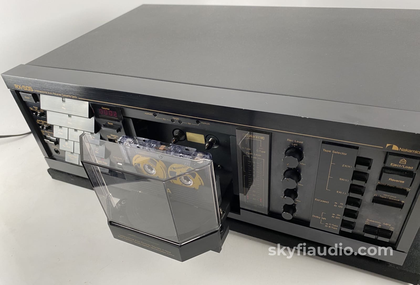 Nakamichi RX-505 Tape Deck - 3 Heads with Unique Physical Auto Reverse