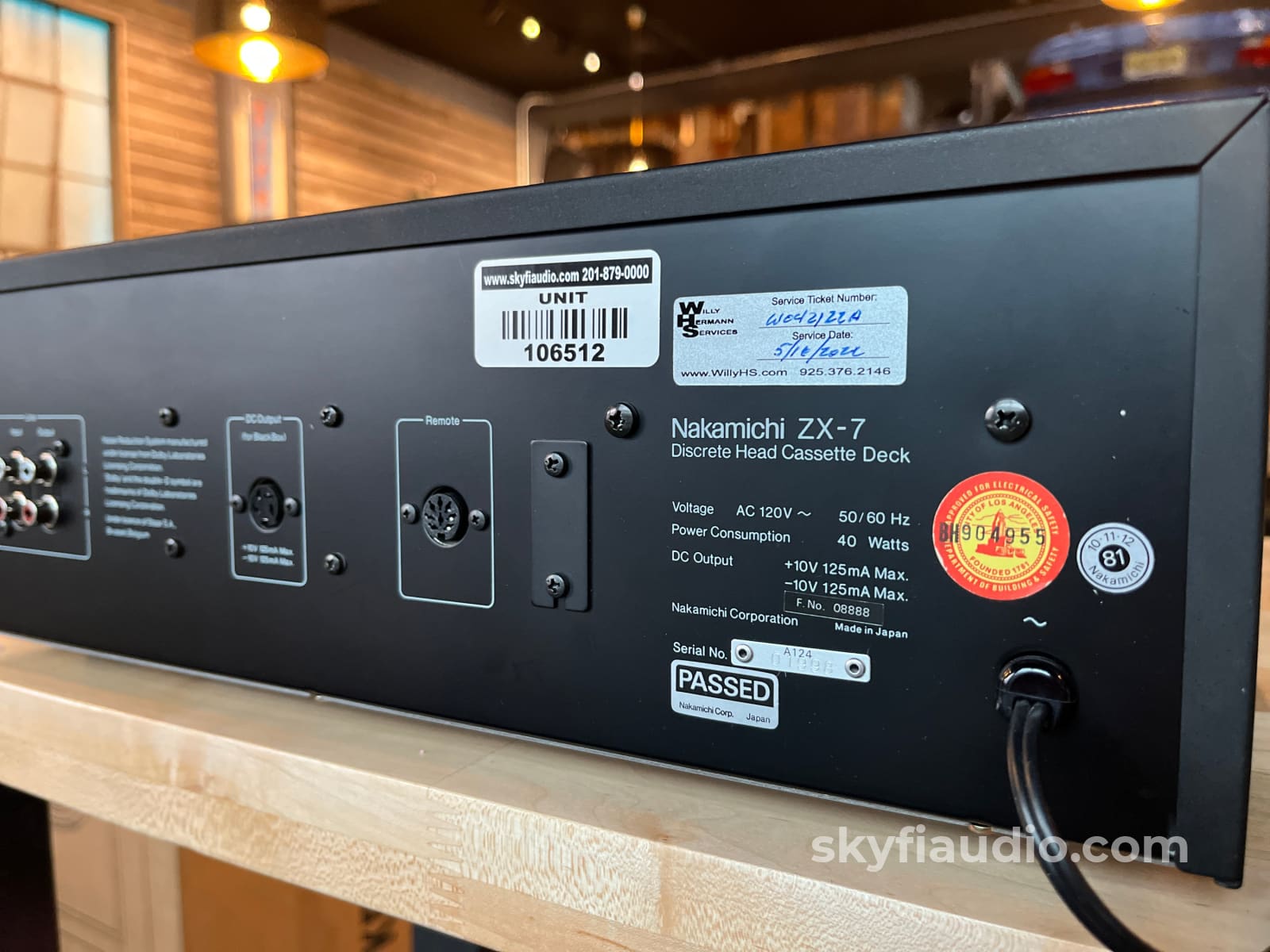 Nakamichi ZX-7 Cassette Deck - Overhauled in 2022 Tape Deck