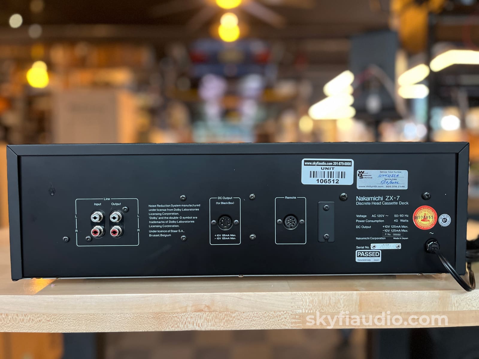 nakamichi cassette deck2 ナカミチ Nakamichi ZX-7 Cassette Deck - Overhauled in 2022 by Willie Hermann Se