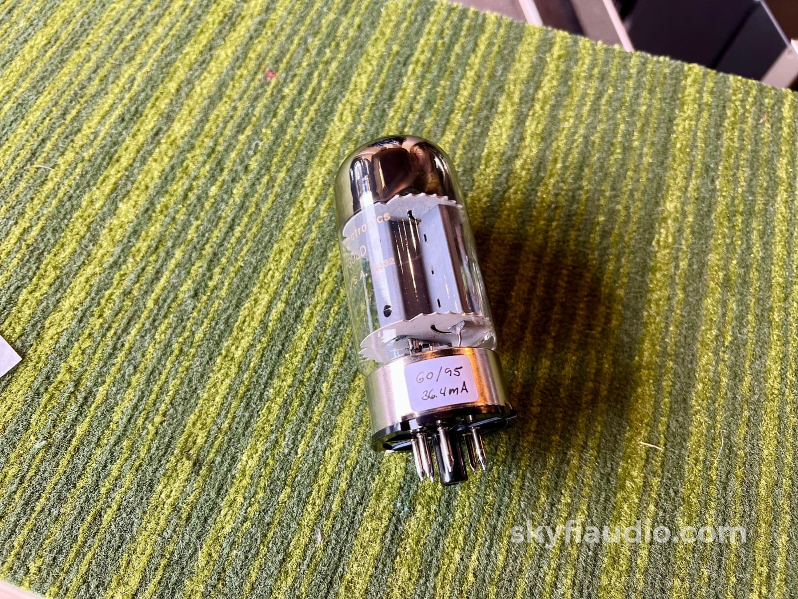 National (Ge) 6550 Gold Line Matched Pair Tubes New Old Stock (Nos) Accessory