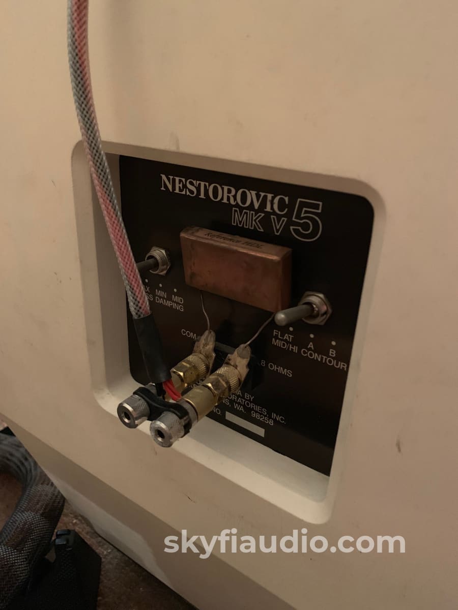 Nestorovic Labs Type 5As Mark V Signature Speakers In Custom Finish