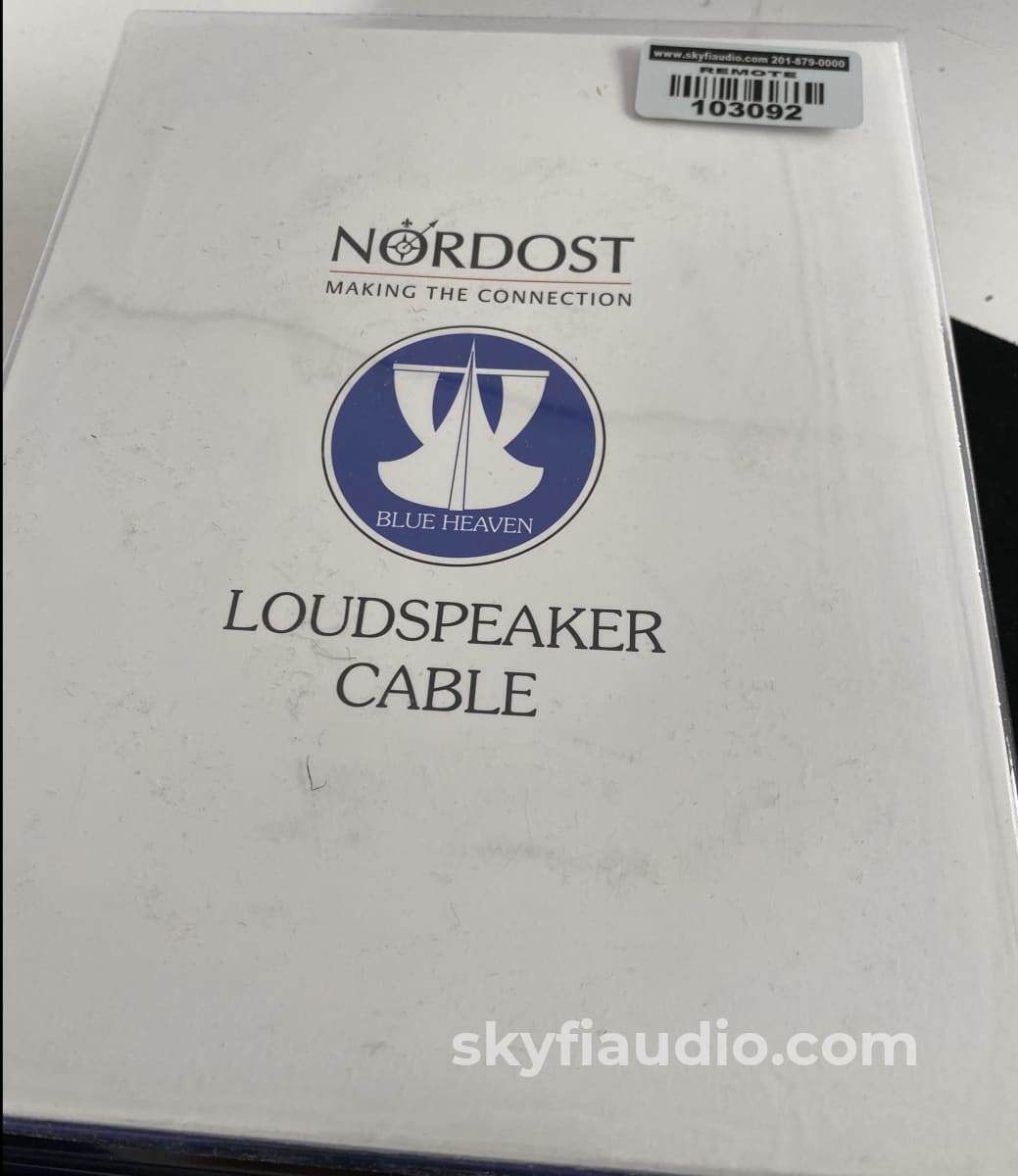Nordost Blue Heaven Speaker Cable Pair - 6M Cables