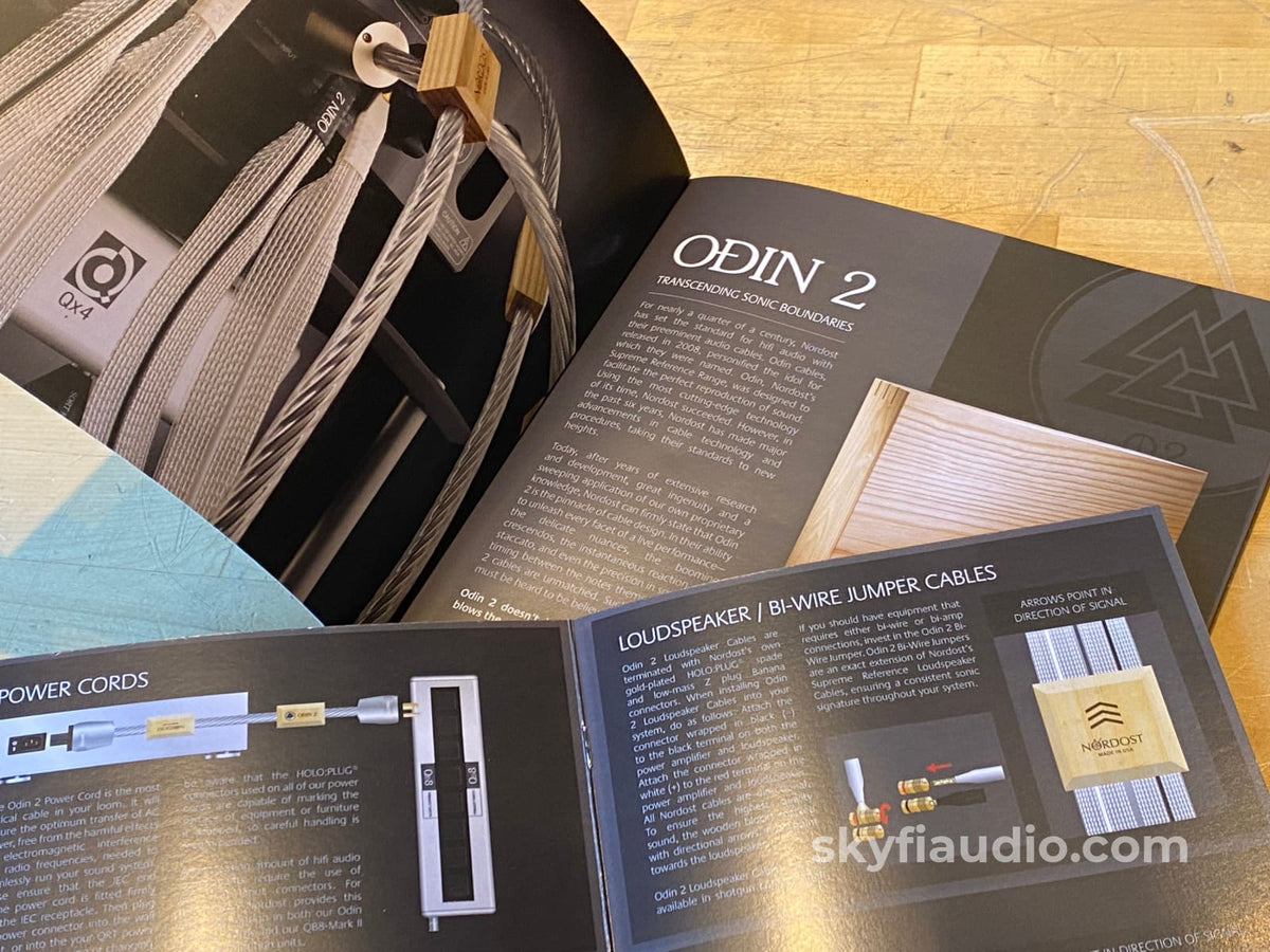 Nordost Odin 2 Speaker Cables 1.8M - Guaranteed Genuine