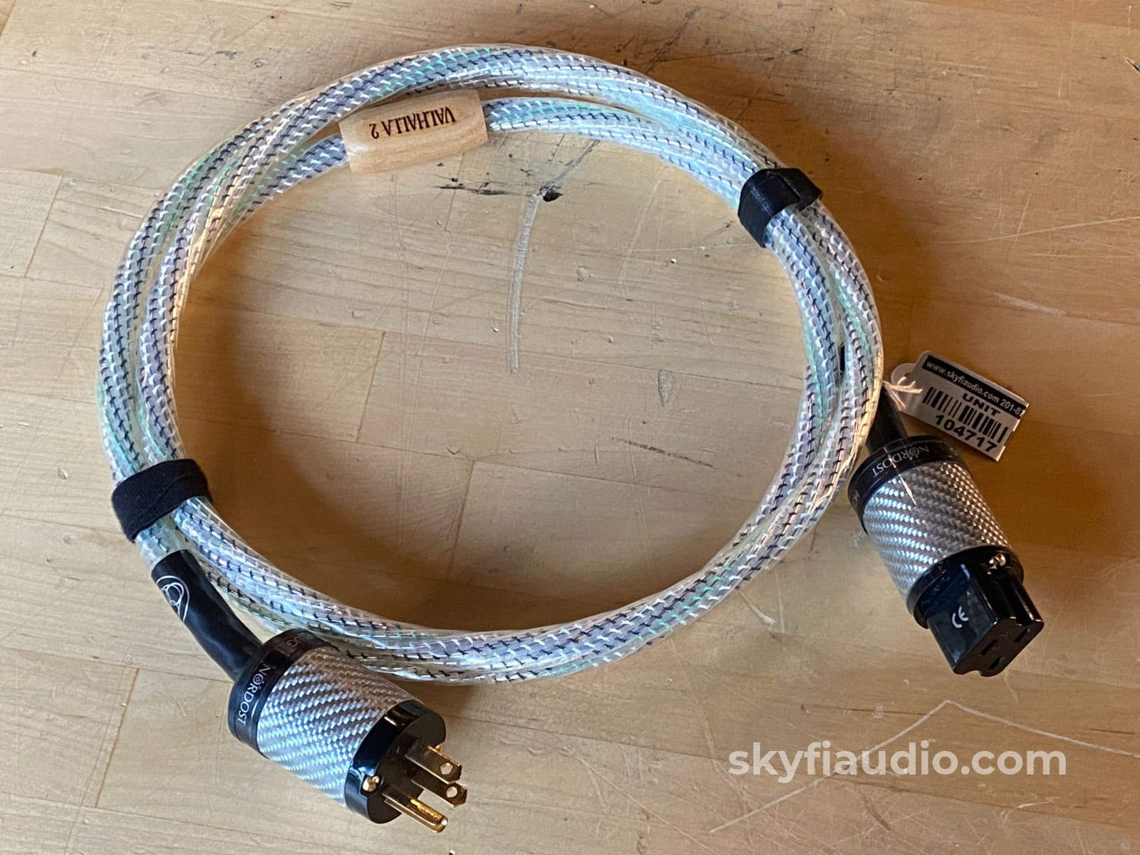 NORDOST VALHALLA 2 POWER CABLE - 2 Meters 20 Amp Plug