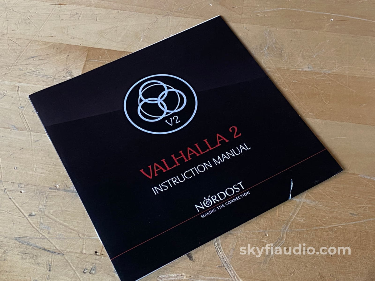 Nordost Valhalla 2 Xlr Audio Interconnect Cables 1M
