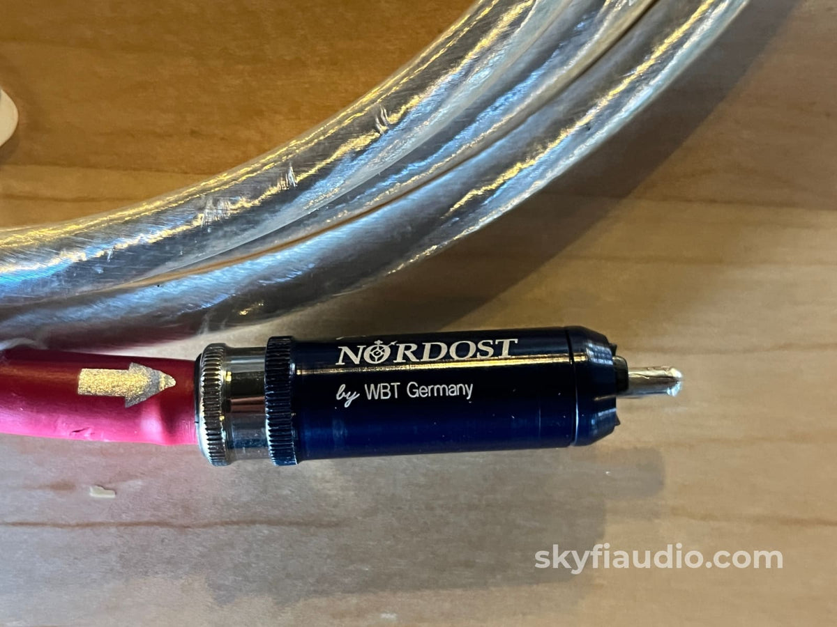 Nordost Valhalla WBT (Ag) RCA Cable Pair -2.2m Cables