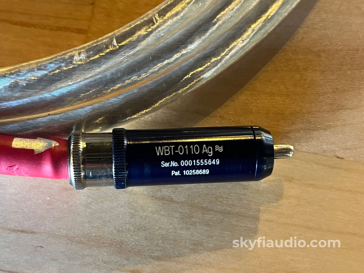 Nordost Valhalla WBT (Ag) RCA Cable Pair -2.2m Cables