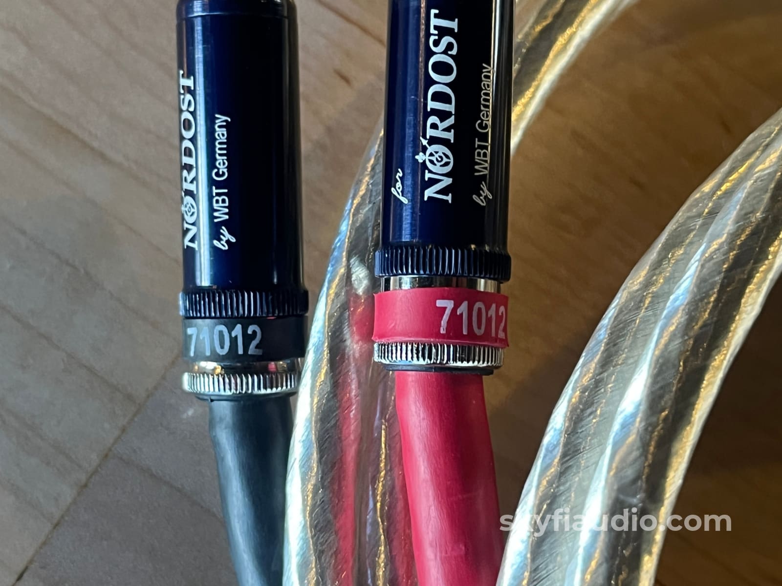 Nordust Valhalla WBT (Ag) RCA Cable Pair -2.2m Cables