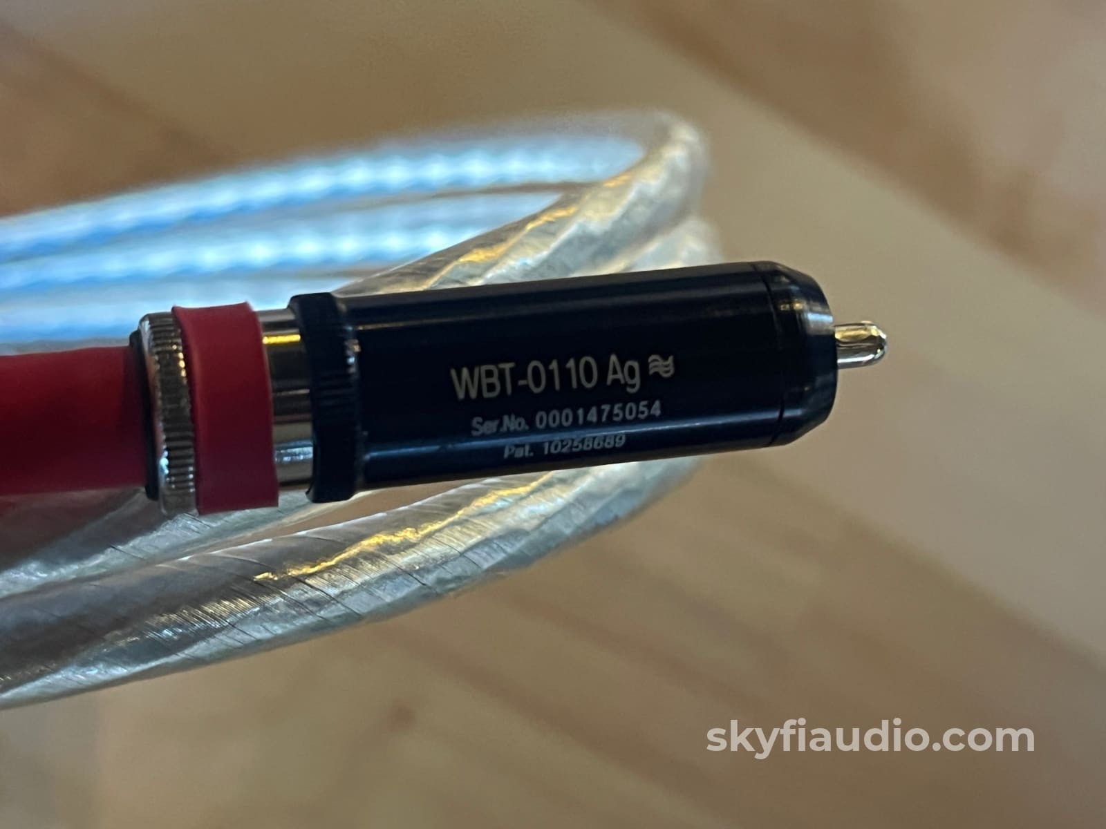 Nordust Valhalla WBT (Ag) RCA Cable Pair -2.2m