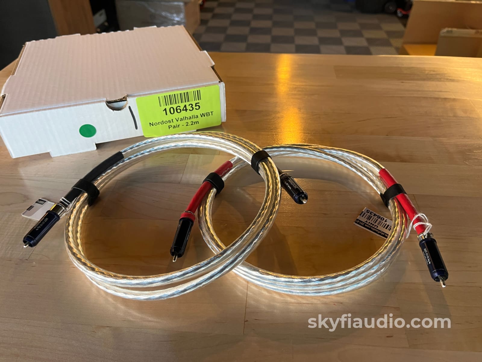 Nordust Valhalla WBT (Ag) RCA Cable Pair -2.2m Cables