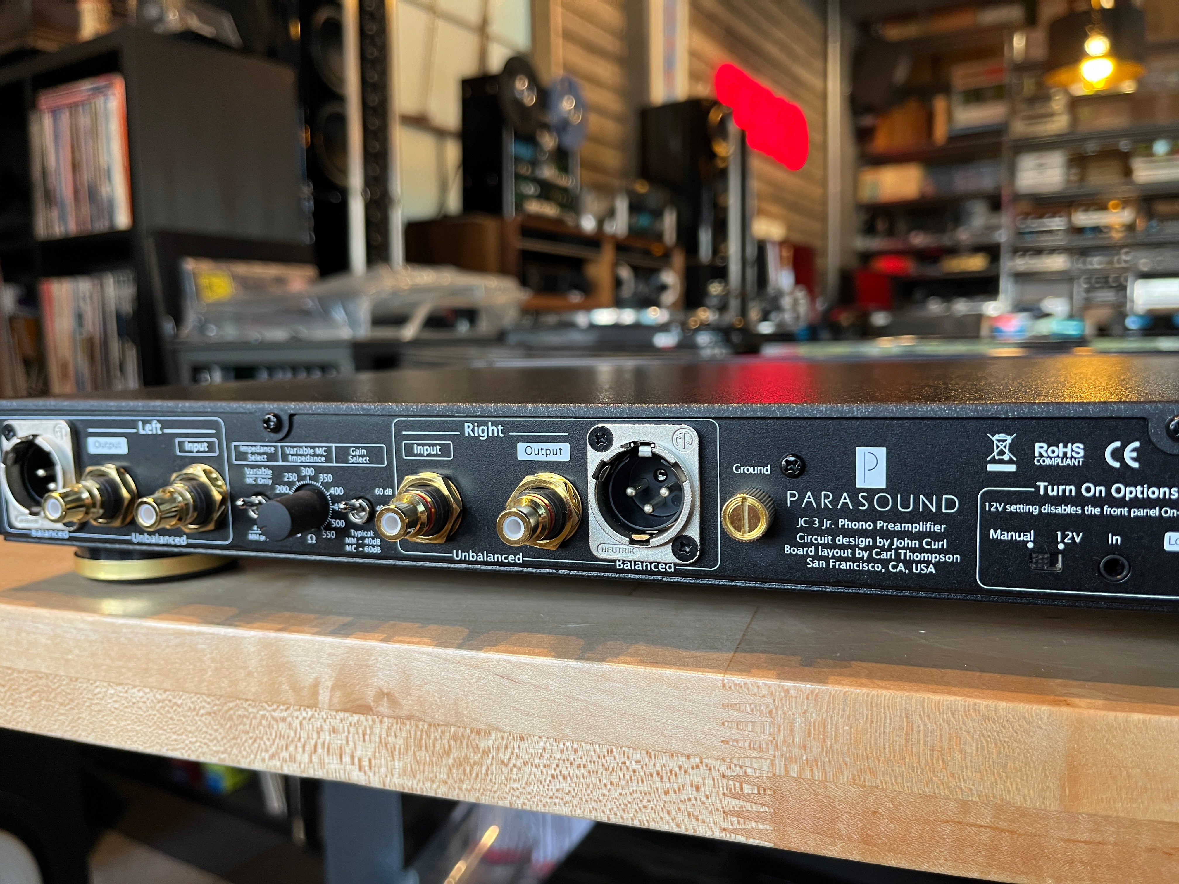 Parasound JC3 Jr. Phono Preamp - Compact and High Performance