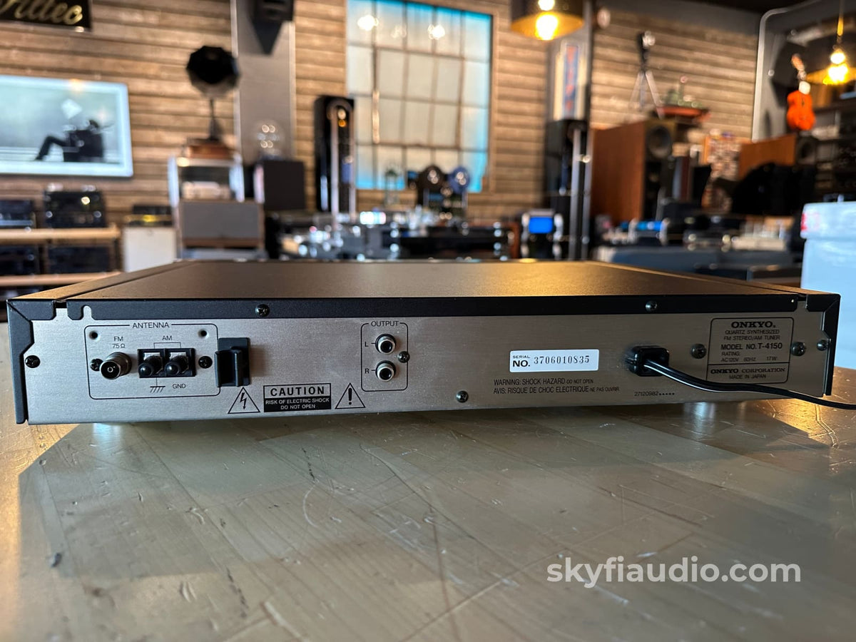Onkyo Integra T-4150 Am/Fm Digital Tuner Recnbfexvazrenlva