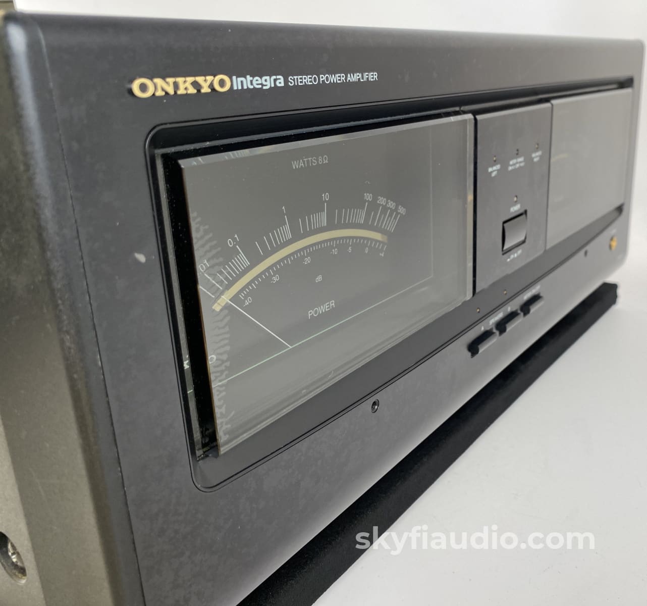 Onkyo M-588F Stereo Power Amplifier - Huge Meters WOW - 200WPC