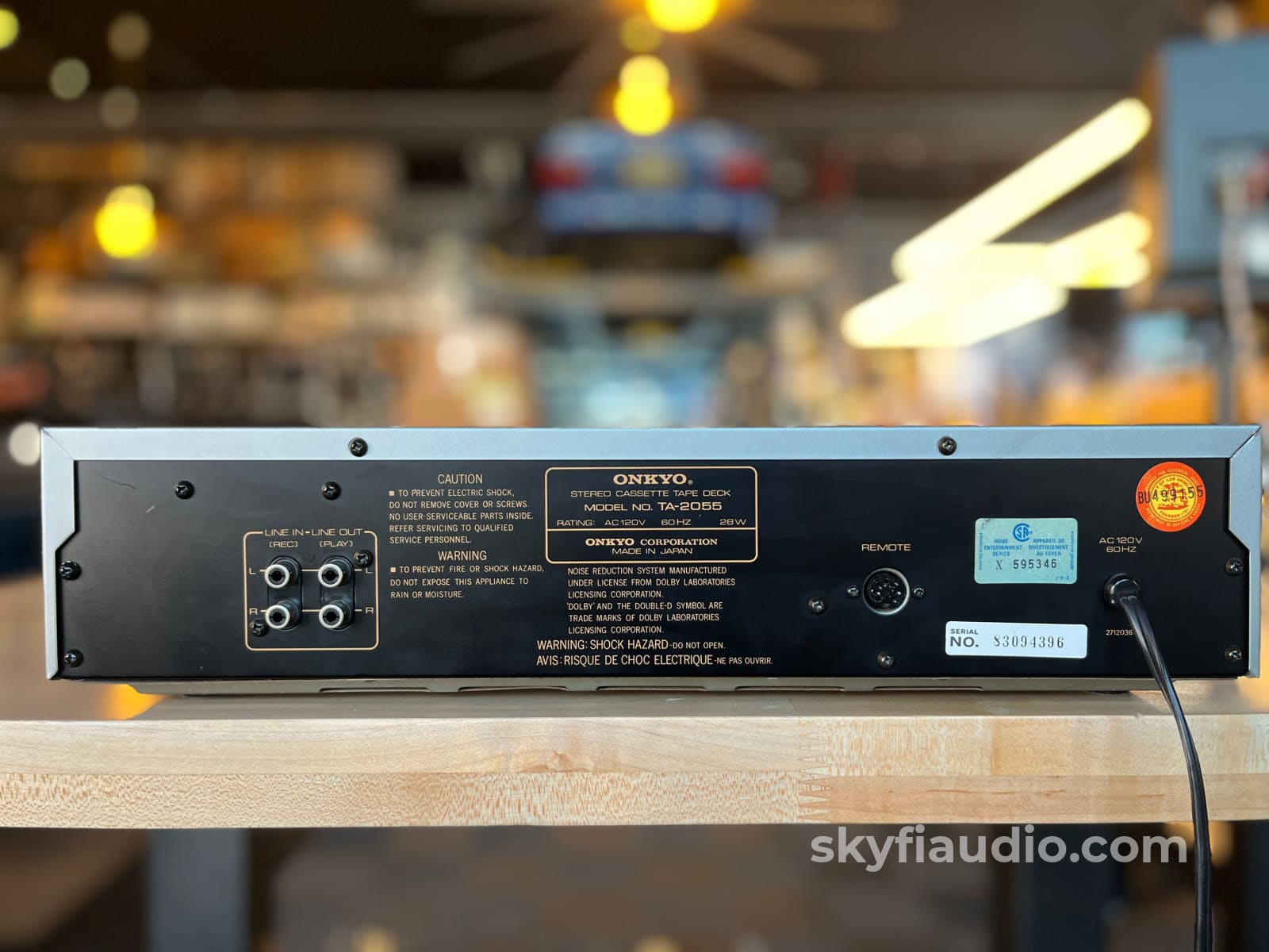 Onkyo TA-2055 Vintage Cassette Deck - Direct Drive Tape Deck