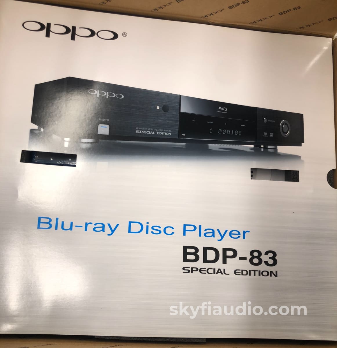 Oppo Bdp-83 Se (Special Edition) Brand New Sacd Blu-Ray Player - Last Of The Best 120/240V Cd +