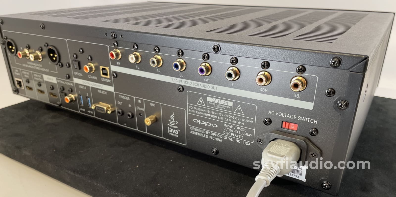 Oppo UDP-205 - 4K Ultra HD Audiophile Blu-ray Disc Player
