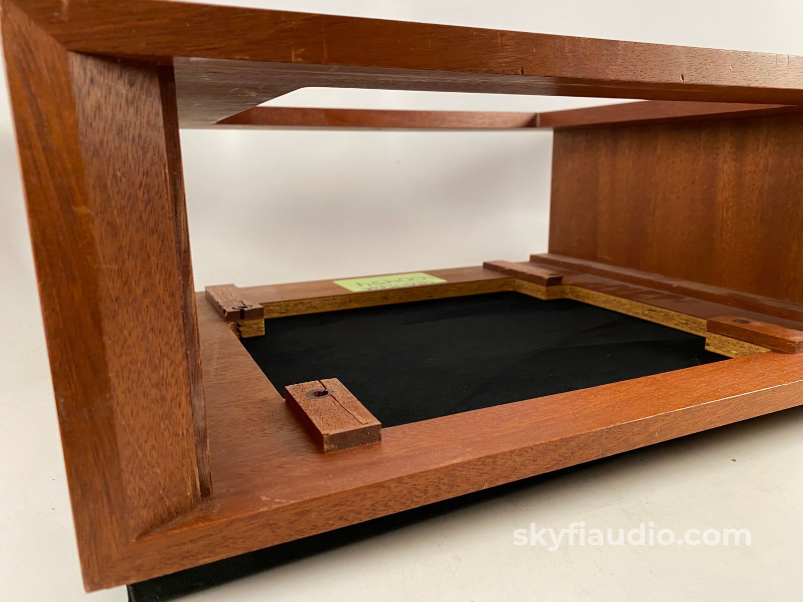 Original Wood Cabinet For Sequerra Fm Tuner - Super Rare Accessory