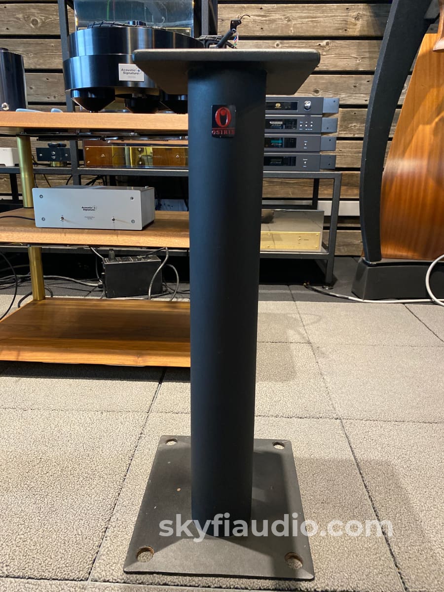 Osiris Audionics Speaker Stands Satin Black Powder Coat 24 Tall Accessory