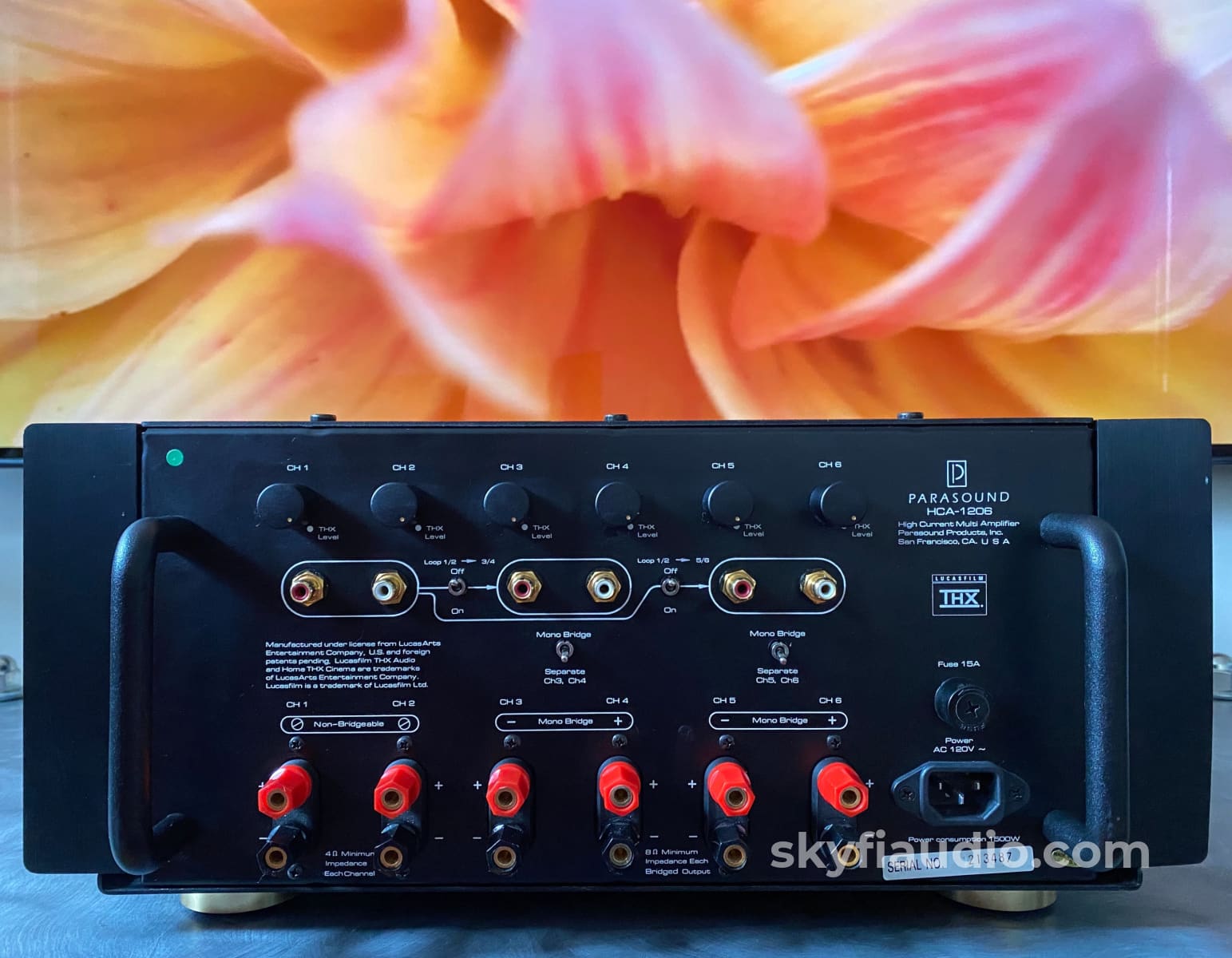 Parasound Hca-1206 High Current Thx Certified 6/5/4 Channel Amplifier - Designed By John Curl