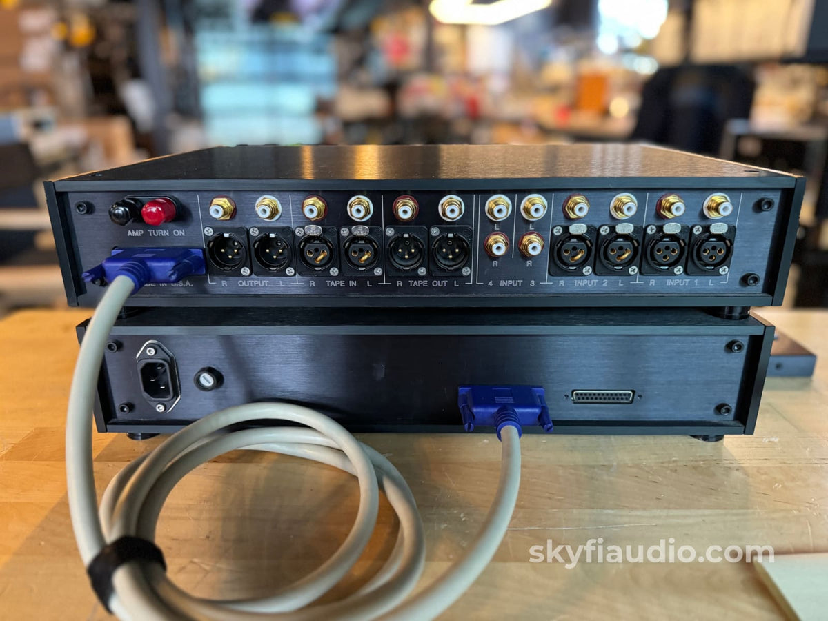 Pass Labs X - 1 Two Piece Preamp Just Serviced Preamplifier