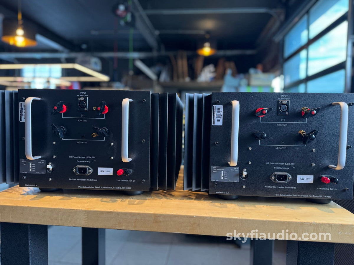 Pass Labs X600 Monoblocks 600W Of Clean Power Amplifier