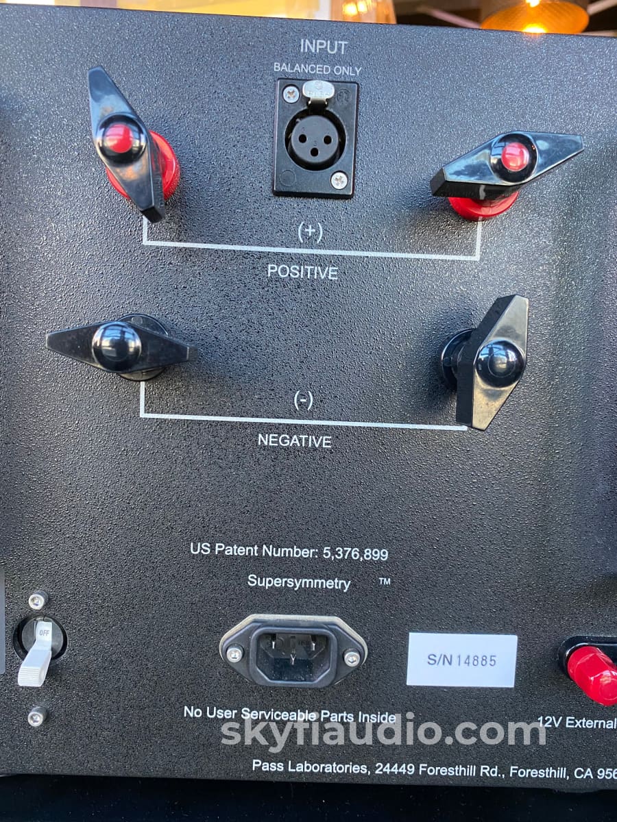 Pass Labs X600 Monoblocks 600W Of Clean Power Amplifier