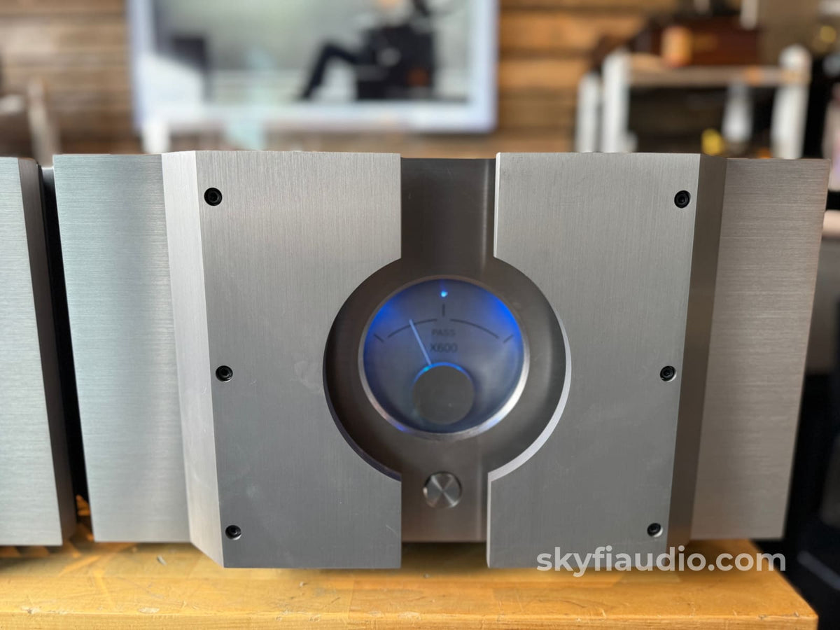Pass Labs X600 Monoblocks 600W Of Clean Power Amplifier