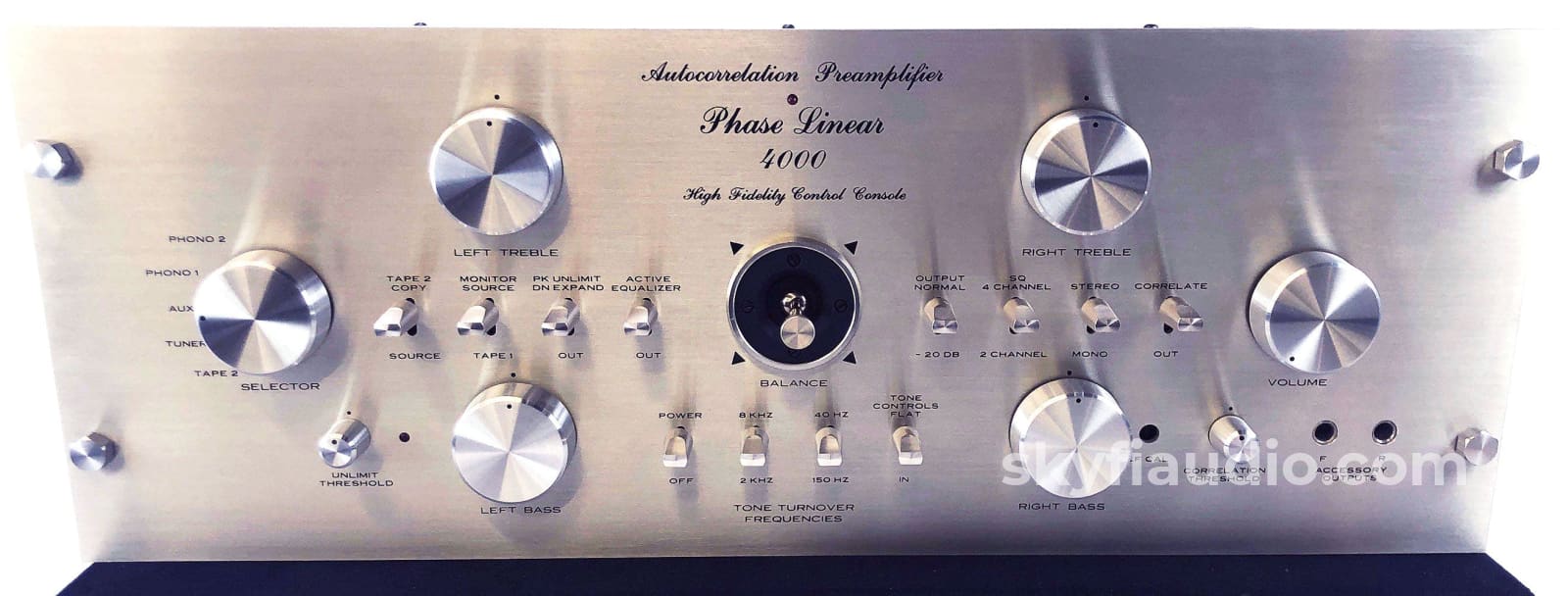 Phase Linear 4000 Series Autocorrelation Preamplifier - Restored