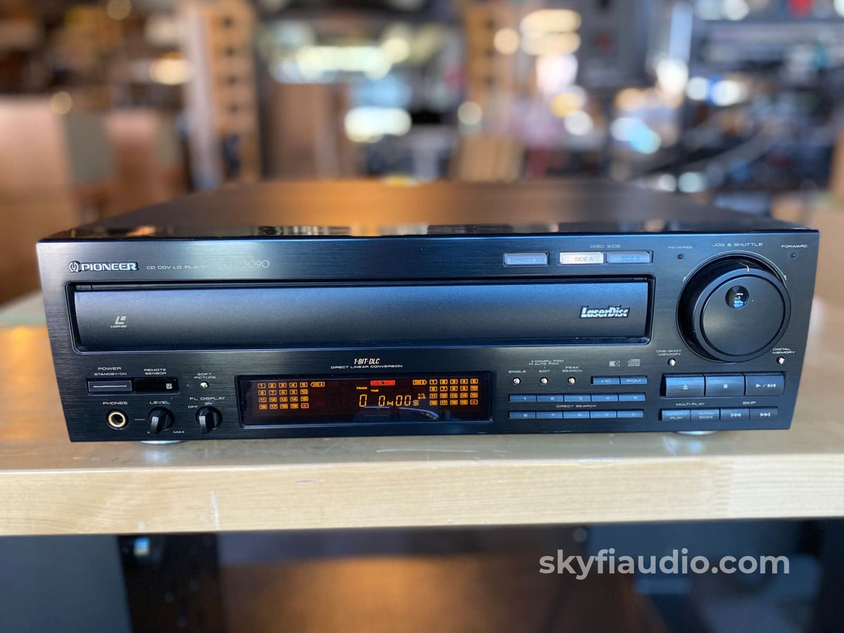 Pioneer Cld-3090 Laserdisc And Cd Player With Remote Manual. + Digital