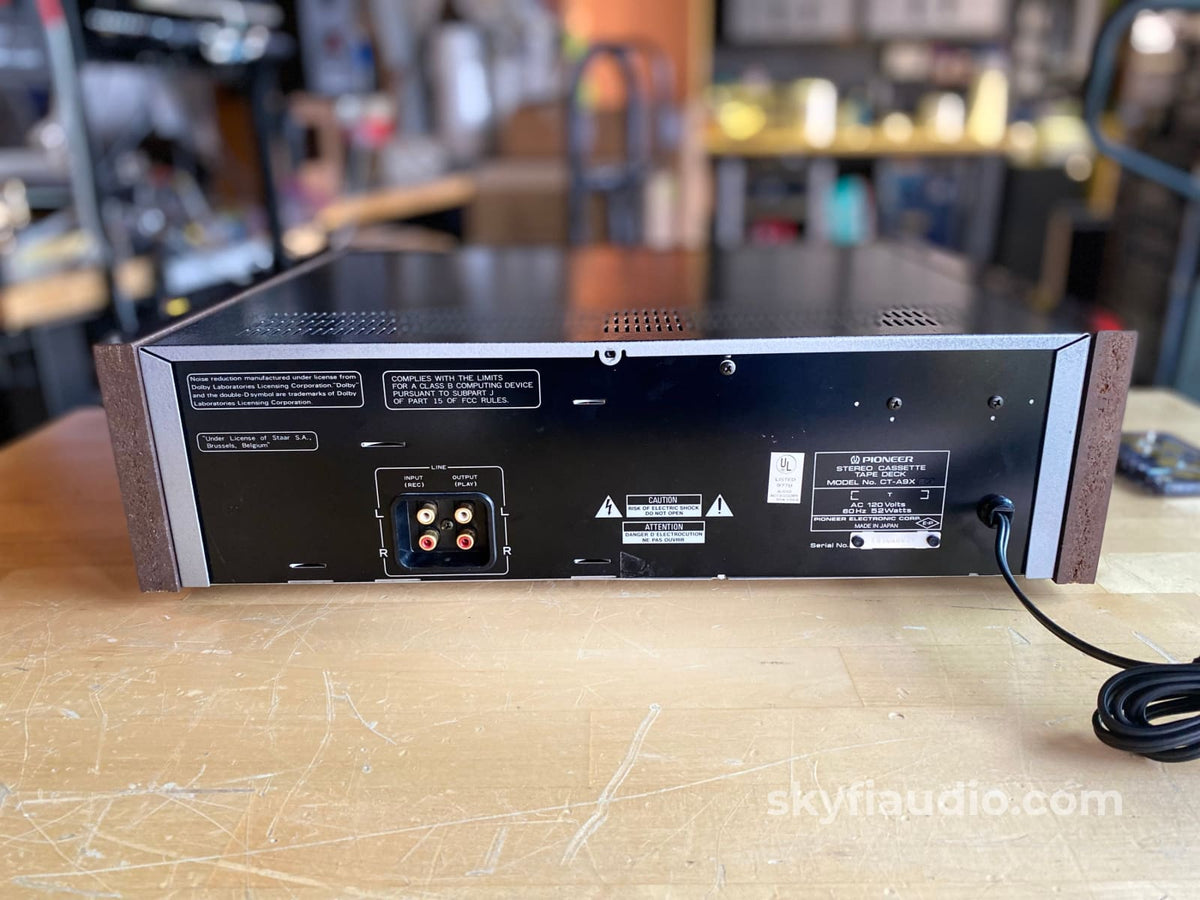 Pioneer Ct-A9X Reference Master Flagship 3-Head Tape Deck
